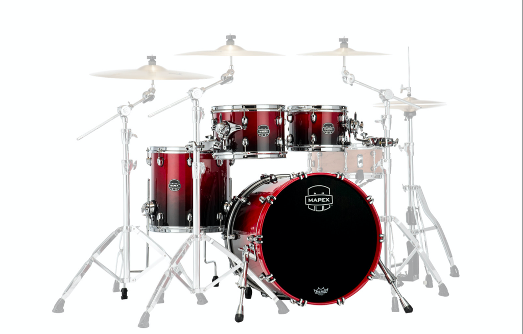 Mapex SR504XRQ SATURN NEW FUSION 4 PEZZI SCARLET FADE