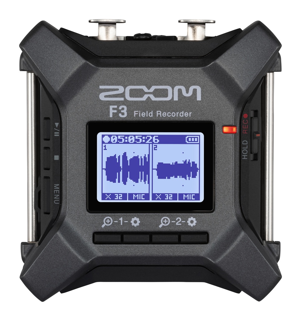 Zoom F3 - field recorder a 2 tracce - 32bit